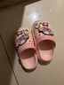 豬爸爸兒童拖鞋女童6-12歲夏季家居室內女寶寶洗澡防滑三麗鷗洞洞鞋粉17 曬單實(shí)拍圖
