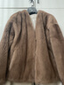 付智恩盧浮宮 貂皮皮草女時(shí)尚V領(lǐng)整貂年輕款水貂絨外套2024熱款 帕斯條本色 S 曬單實(shí)拍圖