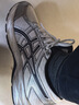 亞瑟士ASICS網(wǎng)面跑鞋百搭男鞋緩震運動(dòng)鞋透氣跑步鞋 GEL-CONTEND 4 白色/銀色 41.5 曬單實(shí)拍圖