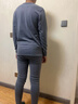 恒源祥【德絨發(fā)熱】保暖內衣男士含羊絨蠶絲10A抑菌秋衣秋褲套裝 曬單實(shí)拍圖