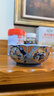 美濃燒日本進(jìn)口碗家用5英寸飯碗宮廷風(fēng)藍彩碗2件套 曬單實(shí)拍圖