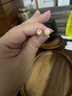 千葉珠寶黃金足金高級感鑲嵌鋯石泡泡耳釘百搭耳飾計價(jià)送女友生日禮物 金重約1.78g/黃金鑲鋯養耳針 足金耳釘/支持多退少補 曬單實(shí)拍圖