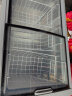雪花（SNOWFLK）商用卧式玻璃门圆弧柜小型冷柜 展示柜 雪糕柜低温冷冻柜 BD/BC-200 实拍图