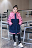 G.DUCKKIDS品牌女童羽絨服中長(cháng)款2025新款中大童裝洋氣加厚兒童外套冬裝外套 玫粉 140 cm 曬單實(shí)拍圖