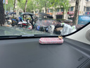 安格奇（ANGEQI）汽車臨時停車號碼牌鑲鉆小熊車內飾品數(shù)字擺件車載挪車電話牌女生 皇冠鑲鉆停車牌-粉色 曬單實拍圖
