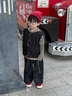 G.DUCKKIDS小黃鴨童裝男童套裝春秋2025新款兒童秋裝男孩衣服衛衣褲子三件套 三件套 100 建議2~3歲【 90-100cm】cm 曬單實(shí)拍圖