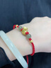 IOCN老鳳凰黃金足金999福袋手鏈女轉(zhuǎn)運(yùn)珠編織紅手繩情人節(jié)送節(jié)日禮物 黃金福袋+2金珠玉珠紅繩 曬單實(shí)拍圖