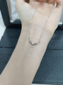 中國黃金（CHINA GOLD）一鹿有你銀項鏈女純銀麋鹿套鏈女生生日禮物女友老婆結婚紀念日 一鹿有你托帕石套鏈 曬單實(shí)拍圖