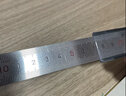 得力（deli）不銹鋼尺/塑料直尺子 測量繪圖刻度尺子 辦公用品 8462 不銹鋼20cm 曬單實(shí)拍圖