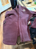 伯希和（Pelliot）Polartec200抓絨衣男女秋冬搖粒絨保暖外套沖鋒衣內膽開(kāi)衫夾克 【女款】烏梅紫 | 順豐包郵 M 曬單實(shí)拍圖