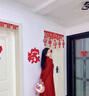 塞德勒新中式敬酒服新娘2025新款酒紅色結(jié)婚禮服裙女夏季訂婚宴旗袍婚服 酒紅色 XL（建議116-125斤） 曬單實(shí)拍圖