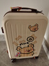 杰西度卡通行李箱20英寸登機箱24旅行箱兒童小型拉桿箱高顏值學(xué)生密碼男 米棕 20英寸 曬單實(shí)拍圖