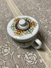 歐麗家 琺瑯搪瓷杯子老式鐵瓷缸子泡茶杯搪瓷杯帶把泡面杯煮茶杯茶缸子 12cm金如意 曬單實拍圖
