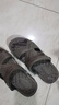 【頭層牛皮】夏季涼鞋男戶(hù)外軟底外穿真皮厚底防水耐磨中年沙灘鞋 棕色【頭層牛皮】1884 39 【245標準運動(dòng)鞋尺碼】 曬單實(shí)拍圖