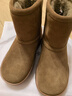 卡米高6CM內增高雪地靴女鞋2025冬新款厚底加絨加厚中筒小個(gè)子東北棉鞋 栗色內增高6CM 37 曬單實(shí)拍圖