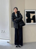 波司登25年鵝絨冬羽絨服泡芙女士寬松短款泡芙加厚脫卸帽立領(lǐng)外套 曬單實(shí)拍圖