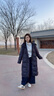 CAMILA KSENIA小白鞋女士2025新款爆款德訓(xùn)鞋運動鞋子百搭透氣阿甘鞋時尚板鞋子 藍色 37 曬單實拍圖
