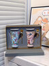陶瓷馬克杯田園風(fēng)帶蓋勺家用對杯套裝喬遷新居禮品送閨蜜生日禮物 雙色-2杯2蓋2勺-禮盒裝 曬單實(shí)拍圖