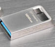 金士顿（Kingston）128GB USB3.2 Gen1 U盘 DTMC3G2 银色金属 迷你型车载U盘 大容量U盘 读速200MB/s 实拍图