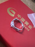 中國黃金（CHINA GOLD）999足銀戒指女生輕奢四葉草時尚單戒子生日紀念日禮物送女友老婆 荊棘四葉草戒指【品牌禮盒】 曬單實拍圖