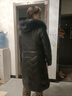 皮爾卡丹真皮羽絨服女中長(cháng)款過(guò)膝2025冬新款狐貍毛領(lǐng)連帽綿羊皮衣皮草外套 黑色 4XL 145-155斤 曬單實(shí)拍圖
