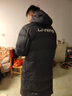 李寧（LI-NING）羽絨服長(cháng)款乒乓球服加厚保暖防風(fēng)外套男女同款 黑色 XL 曬單實(shí)拍圖