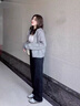 妙奕嘉拉鏈開(kāi)衫連帽毛衣女針織衫女裝厚外套秋款女上衣服內搭外搭毛衣 V領(lǐng)雙拉鏈連帽針織衫【灰色】 均碼 （建議80-120斤） 曬單實(shí)拍圖