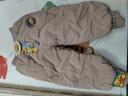 G.DUCKKIDS小黃鴨童裝兒童羽絨棉褲男童加絨褲秋冬加厚中小童寶寶休閑褲冬季 咖色 100 建議2~3歲【 90-100cm】cm 曬單實(shí)拍圖