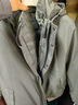 諾帝卡（NAUTICA）【單件直降】【防輕濺水】男裝秋冬三合一連帽厚外套棉服JE3405-N 灰綠色0BG M 曬單實(shí)拍圖
