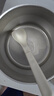 沃德百惠（WORTHBUY）早餐杯帶蓋勺豆漿杯粥杯燕麥杯微波爐加熱杯子便攜酸奶杯外帶水杯 316款米白色大號【赫赫熊】 曬單實(shí)拍圖