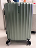 新秀麗（Samsonite）行李箱20英寸拉桿箱時(shí)尚豎條紋旅行箱包綠色GU9密碼登機箱 曬單實(shí)拍圖