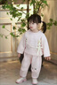 G.DUCKKIDS小黃鴨女寶寶秋裝女童套裝一歲嬰兒衣服小女孩春秋休閑衛(wèi)衣兩件套 粉紅色l兩件套 80 尺碼6-12月【75-85cm】 曬單實(shí)拍圖