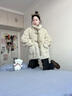 DALEY MODE冬季韓版小個(gè)子寬松加厚毛毛外套女奶乖設(shè)計(jì)感保暖防寒棉衣棉服女 杏色加加厚 L 105-115斤 曬單實(shí)拍圖