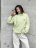 都市麗人Polo領(lǐng)衛衣女春秋季2025新款大碼女裝秋裝半拉鏈短款上衣休閑外套 曬單實(shí)拍圖