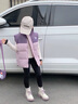 G.DUCKKIDS小黃鴨真皮女童馬丁靴2024秋冬新款加絨加厚二棉洋氣兒童靴子短靴 米色-加絨款 36碼/內長(cháng)22.5cm 曬單實(shí)拍圖