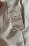 無印良品（MUJI）女式漢麻混斜紋抽褶寬版褲褲子女款25年夏季休閑褲女裝闊腿褲長褲 象牙色 M (160/66A) 曬單實(shí)拍圖