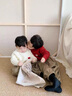 G.duck親子裝全家福一家三口四口秋冬紅色毛衣2024新款母子母女裝針織衫 紅色 42 3XL碼(建議體重170-185斤) 曬單實(shí)拍圖