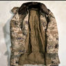 新款荒漠迷彩大衣水墨正版雙層羽絨內膽冬季保暖戶(hù)外加厚防寒帽子 新款荒漠大衣【全套】 2XL 175/92-96 曬單實(shí)拍圖