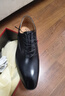 【發(fā)順豐空運】上頓丹尼手工大碼頭層牛皮隱形內增高6cm尖頭系帶皮鞋男正裝商務(wù)英倫風(fēng)素面牛津鞋新郎婚鞋 黑色（普通款） 42 曬單實(shí)拍圖