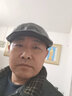 啄木鳥(niǎo) 春秋潮真皮帽子男貝雷帽薄款中老年羊皮前進(jìn)帽體閑青年人韓版帽 棕色羊皮（無(wú)護耳款） XL(57-58cm )內部調節小 曬單實(shí)拍圖