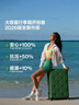 不萊玫行李箱女拉桿箱男旅行箱大容量學(xué)生托運密碼箱子22英寸plus 黑色 曬單實(shí)拍圖
