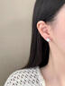 胖東來(lái)品質(zhì)淡水珍珠耳釘女純銀法式莫比烏斯環(huán)耳環(huán)感閃鉆925銀耳 莫比烏斯淡水珍珠耳釘【925銀】+證書(shū)+精美禮盒 曬單實(shí)拍圖