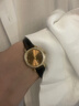 拓非淑夢(mèng)系列手表女24新款復古黑金小金表送女友考試可用送媽媽 流沙金-皮帶【貝愛(ài)禮盒+手鏈】 22mm 曬單實(shí)拍圖