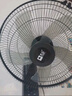 駱駝壁扇掛壁輕音風(fēng)扇遙控智能電風(fēng)扇家用墻壁式強(qiáng)力工業(yè)搖頭風(fēng)扇16寸壁掛扇18寸墻壁扇工業(yè)壁扇電風(fēng)扇 黑色18寸壁扇【機(jī)械款-塑葉】 曬單實(shí)拍圖
