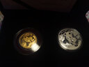 馬甸藏品 2024年熊貓紀(jì)念幣生肖龍年 熊貓幣 熊貓幣 15克金幣+30克銀幣帶綠盒 曬單實拍圖