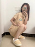 DFBK踩屎感棉拖鞋女冬季2024新款包跟毛絨保暖月子鞋厚底防滑棉鞋男冬 粉色 36 -37【適合35-36碼】 曬單實(shí)拍圖