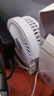 電風(fēng)扇家用桌面風(fēng)扇usb小風(fēng)扇插電迷你電扇4寸學(xué)生宿舍辦公室臥室臺扇制冷 白色-USB插電款 曬單實(shí)拍圖