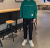 花花公子褲子男款男士休閑潮流牛仔褲束腳男褲夏款薄款冰絲新款闊腿工裝褲 黑色 常規(guī) XL 適合136-150斤 適合136-150斤 曬單實(shí)拍圖