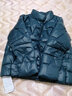 子牧棉麻冬裝 女韓版百搭休閑輕薄棉服長(cháng)袖寬松立領(lǐng)外套2016 綠藍色 M(建議100-110斤) 曬單實(shí)拍圖