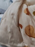 童泰宝宝套装秋冬季纯棉婴儿衣服男童女童夹棉上衣高腰护肚裤子 卡其 73cm 实拍图